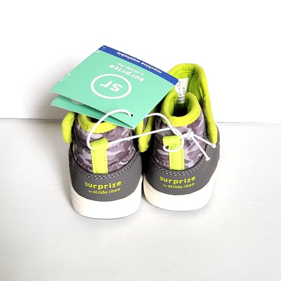 STRIDE RITE Grey Aster Came Baby booties -  Size 4 - Picture 3 of 9